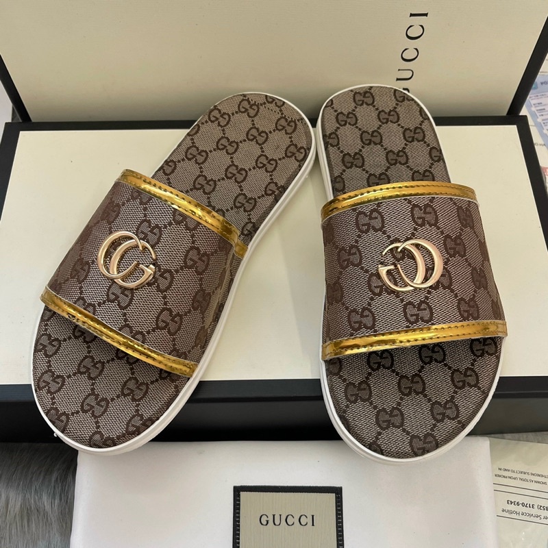 Dép lê da đinh nam ( đinh nhỏ nam ) quai ngang ggg vàng