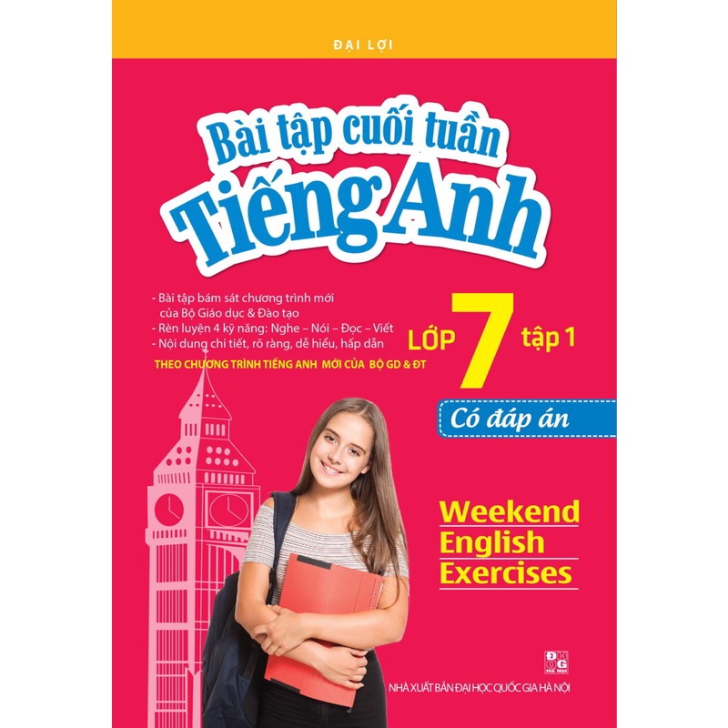 Sách - Bài tập cuối tuần tiếng Anh lớp 7 (trọn bộ 2 tập)