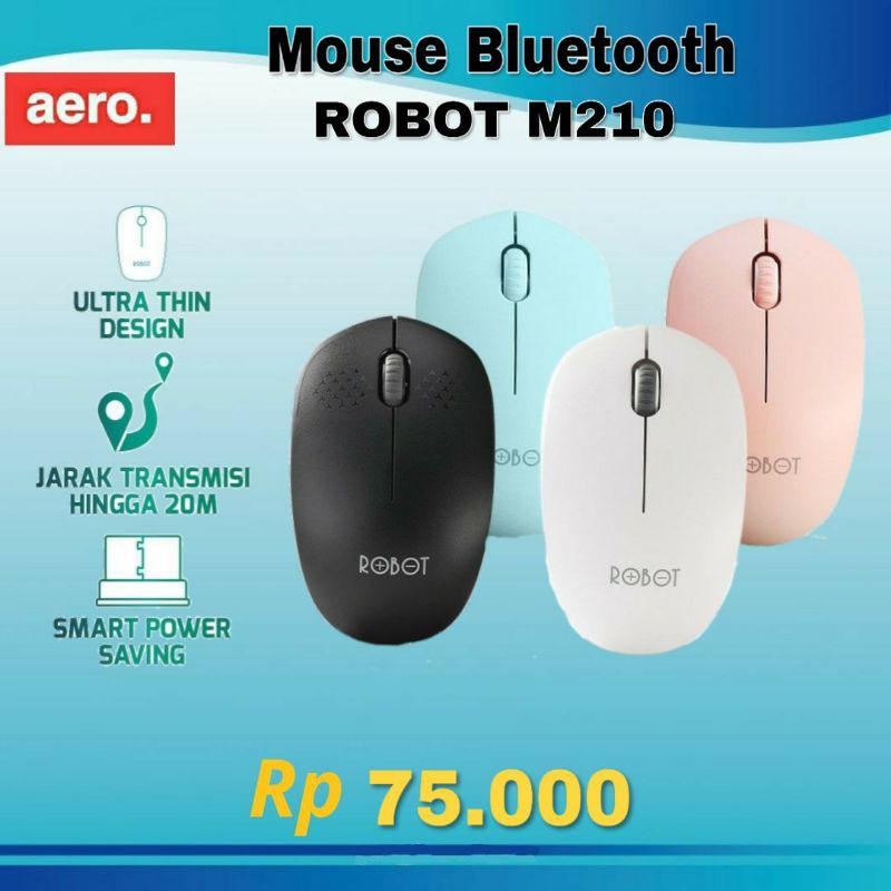 Chuột Quang Không Dây M210 2.4ghz Hình Robot