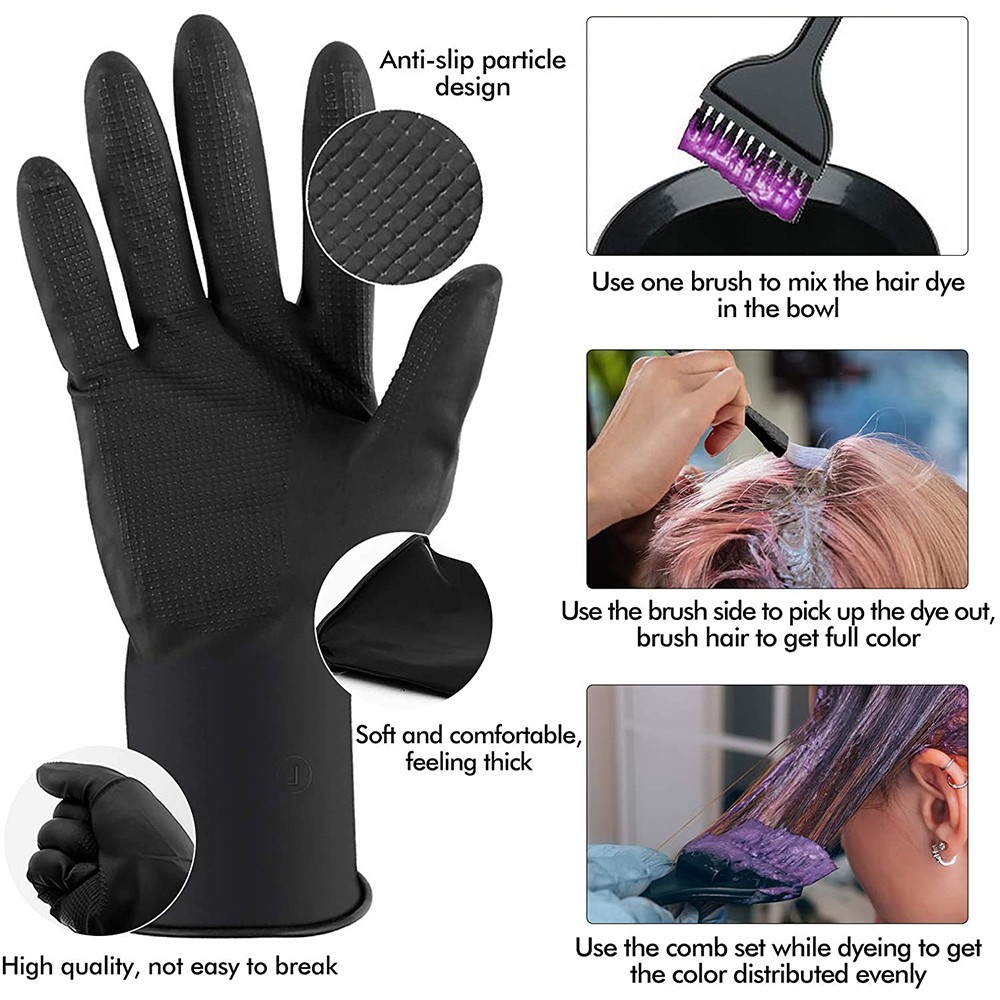 Bộ 22 dụng cụ nhuộm tóc chuyên dụng tiện lợi cho salon