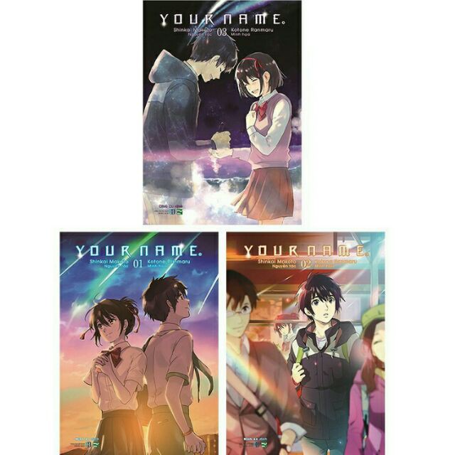 Sách - Boxset Your Name - Phiên Bản Manga (3 tập)