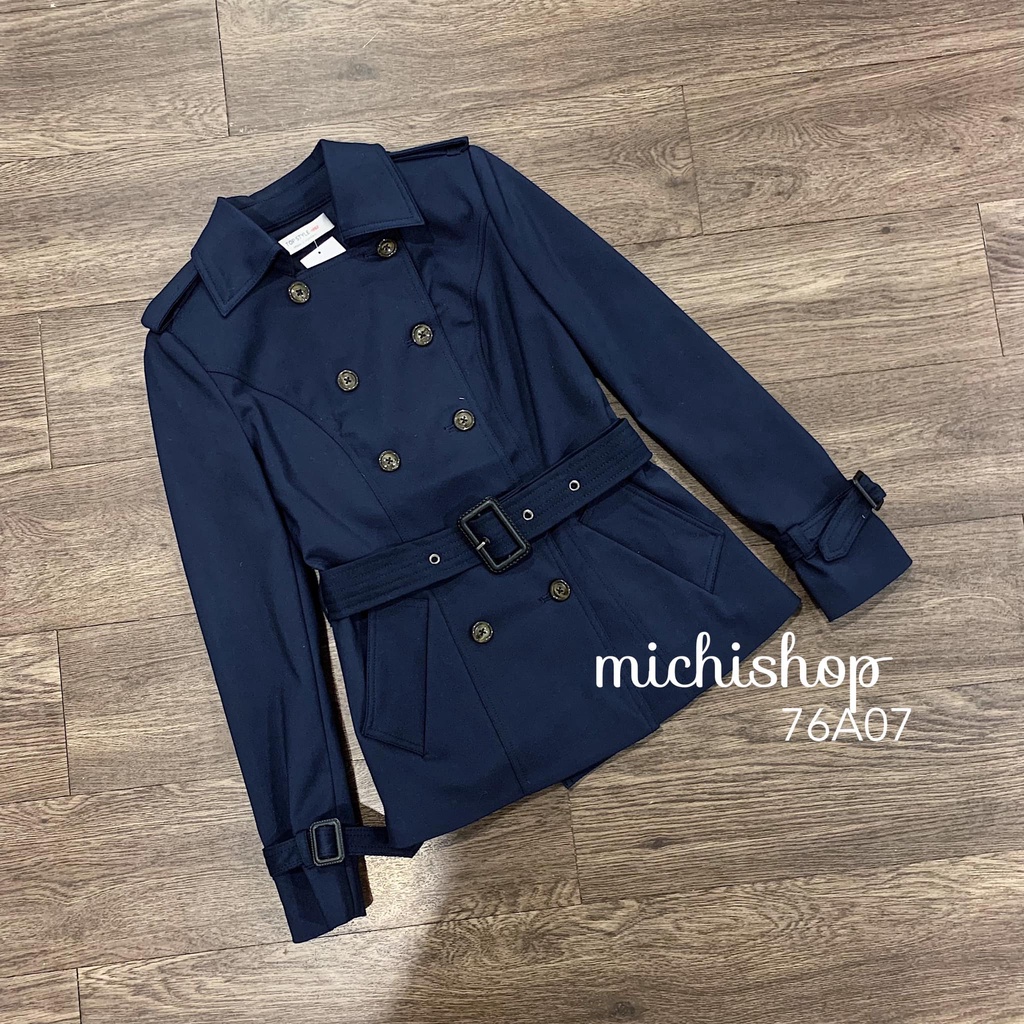 Áo trenchcoat dáng ngắn 76A07