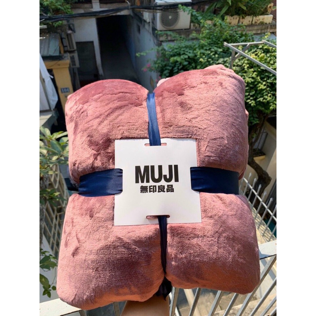 CHĂN LÔNG XUẤT NHẬT MUJI 2,2*2,3m