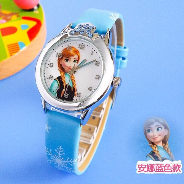 Đồng Hồ Trẻ Em bé gái Elsa Và Anna mặt kính hàng xịn sale giá sốc | BigBuy360 - bigbuy360.vn