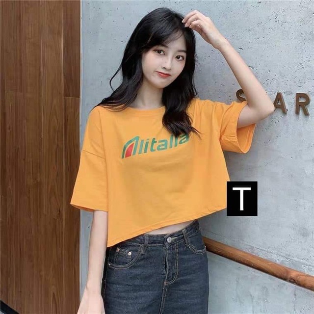 Áo croptop Alita chữ ngực DTR0919