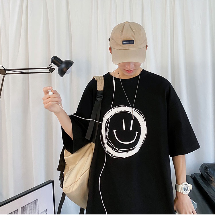 Áo phông Nam Nữ form rộng, Áo thun tay lỡ Nam Nữ vải Cotton, áo phông tay lỡ Unisex A65 | BigBuy360 - bigbuy360.vn