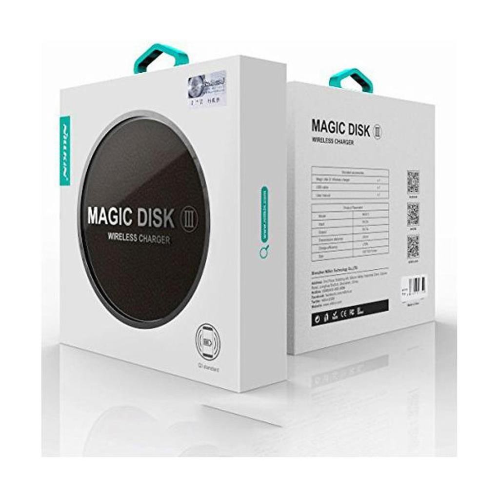Đế sạc không dây hỗ trợ sạc nhanh chính hãng Nillkin Magic Disk III thế hệ thứ 3 đạt chuẩn MFI của Apple