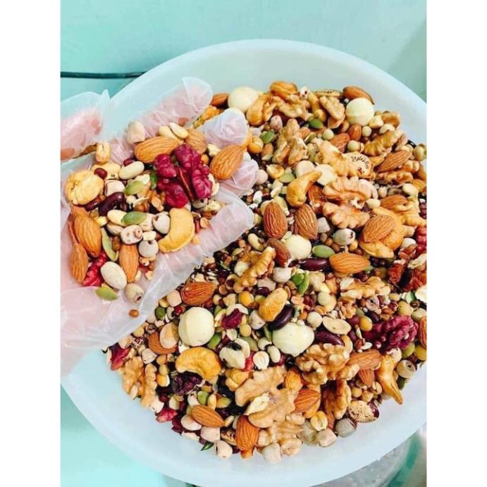 (sỉ=lẻ) NGŨ CỐC DINH DƯỠNG MIX HẠT GRANOLA - HŨ 500G