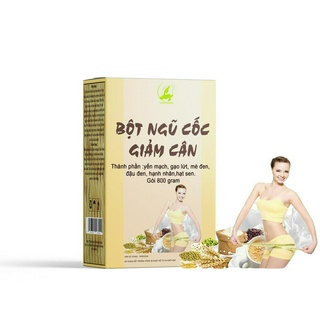Bột ngũ cốc ăn kiêng giảm Cân Thảo Mộc Xanh Hộp 800gram
