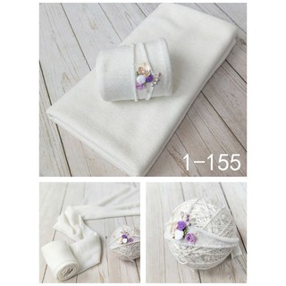 2 Pcs Newborn Photography Props Baby Wraps Blanket Photo  Accessories