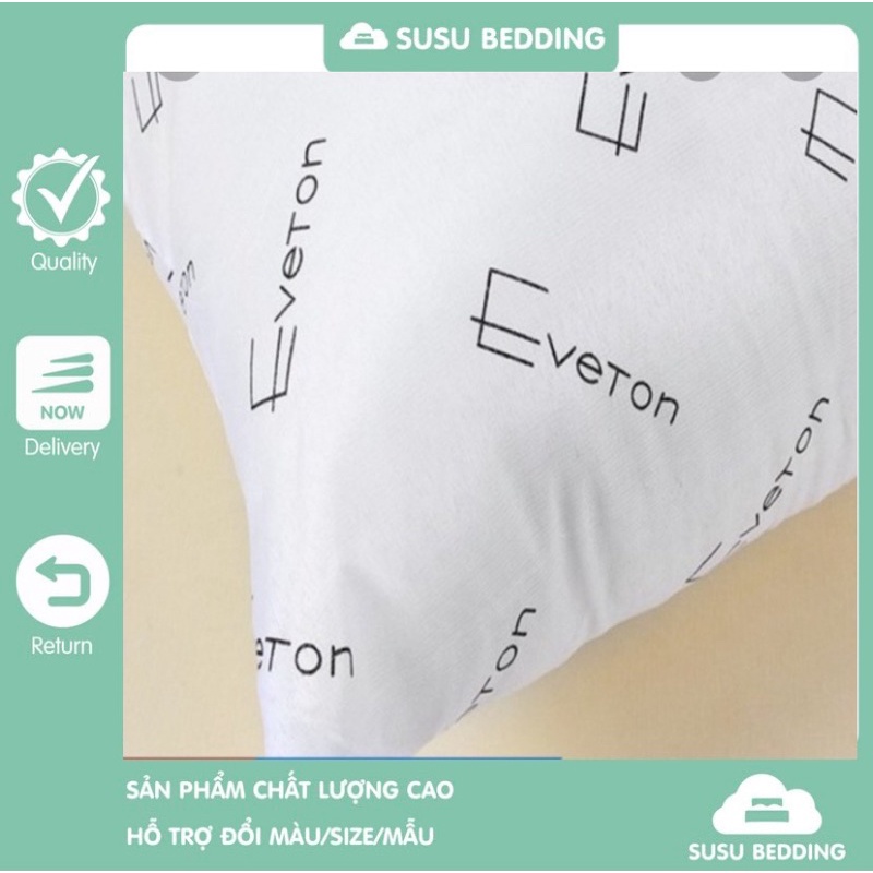 Ruột chăn siêu nhẹ, ruột chăn bông trắng (màu trơn hoặc chữ giao ngẫu nhiên)