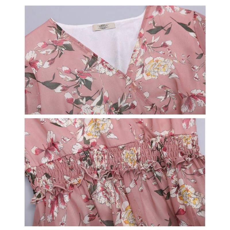 DM1173 - Đầm chiffon hè cho người mập hàng nhập