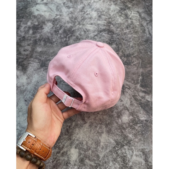 (ảnh thật) Mũ/nón EMBROIDERED BASEBALL CAP BLACK &amp; PINK