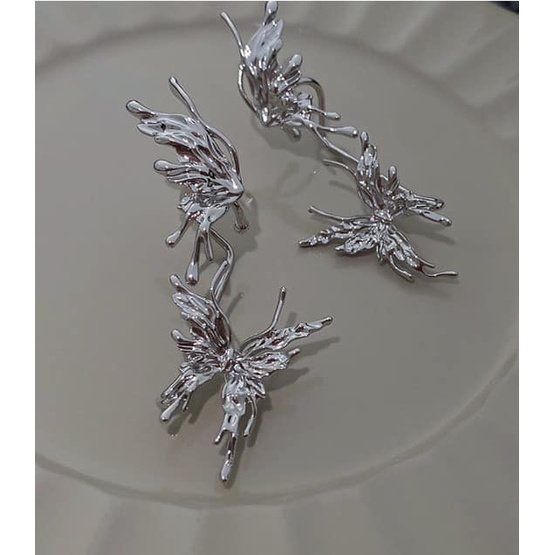 Cặp kẹp tai bướm bạc 60k