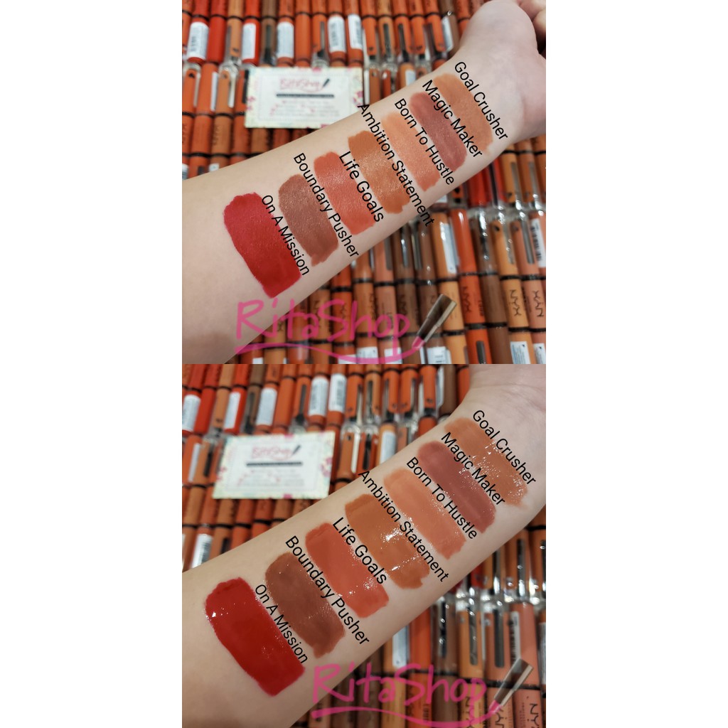 [Bill Canada] Son kem lì 2 đầu NYX Shine Loud Liquid Lipstick chống thấm nước | Thế Giới Skin Care