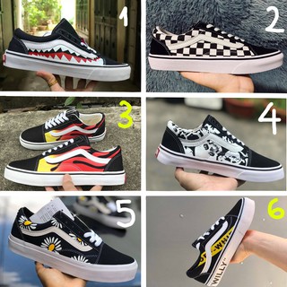 Giày thể thao old skool hoa tiết cực đẹp