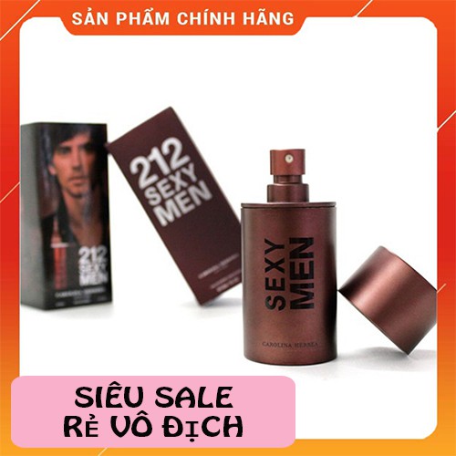 Nước Hoa Nam Cao Cấp 212 Sexy Man 100ml Màu Nâu Hương Gợi Cảm Và Tinh Tế Cuốn Hút Mọi Cô Gái