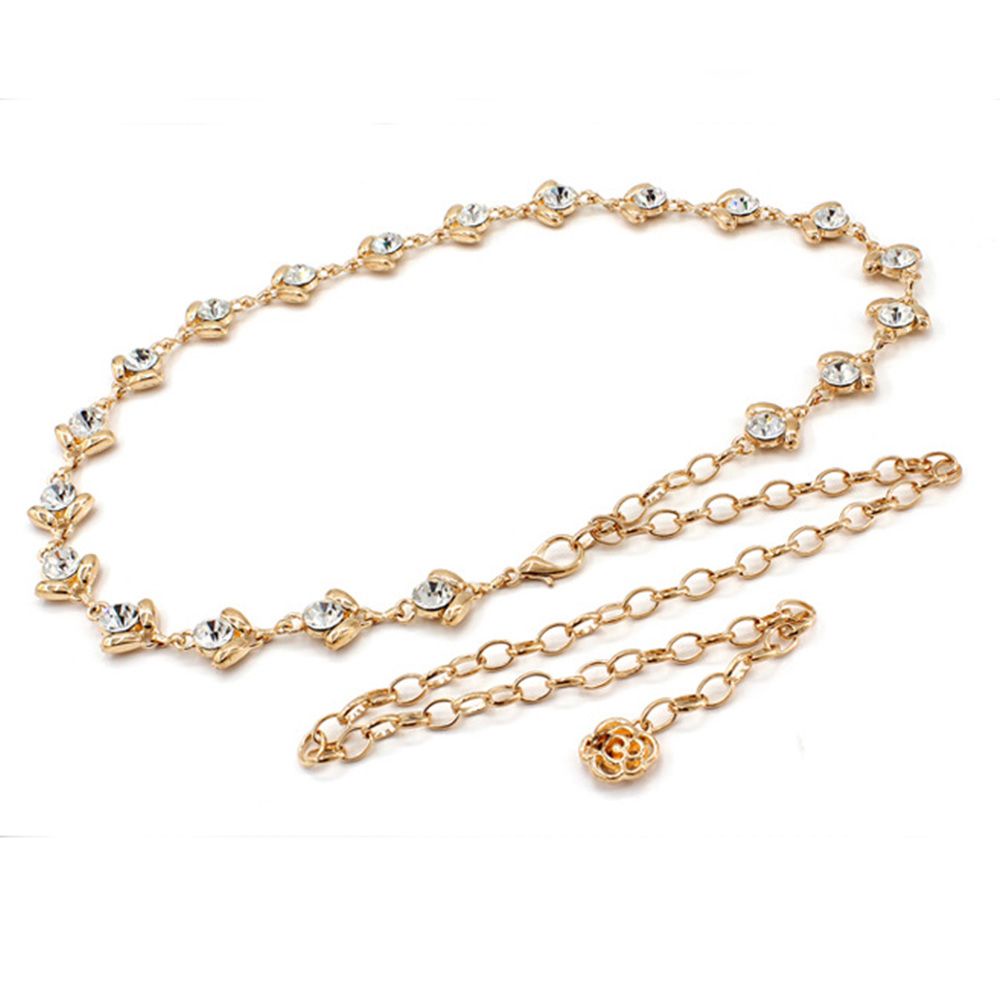 Thắt lưng dây xích bằng hợp kim nhiều màu thời trang cho nữ BACK2LIFE