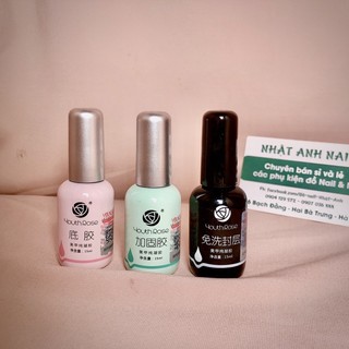 Base, Top,Cứng móng Hoa hồng (nail)