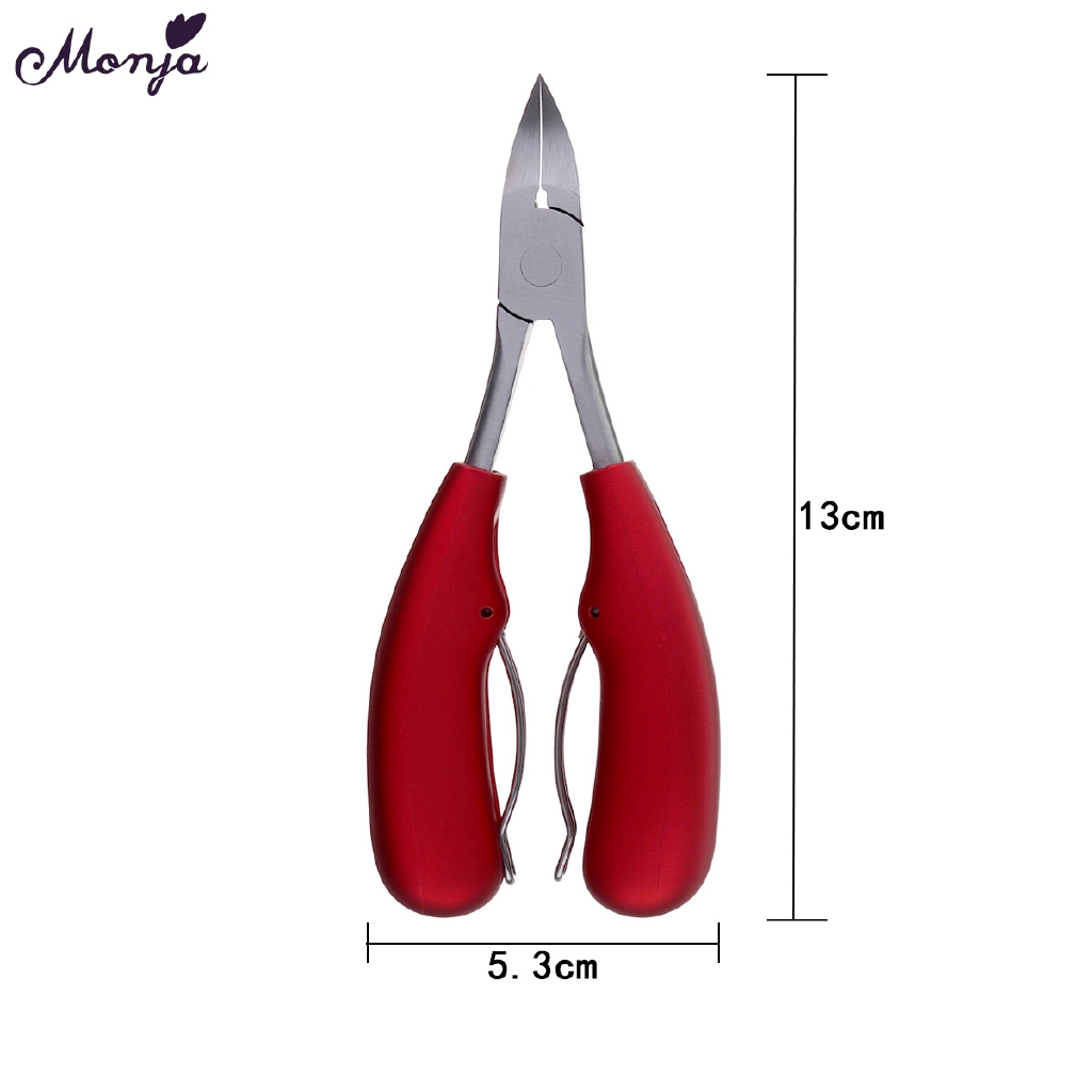 Kềm cắt lớp biểu bì tỉa móng MONJA bằng thép không gỉ DIY tiện lợi