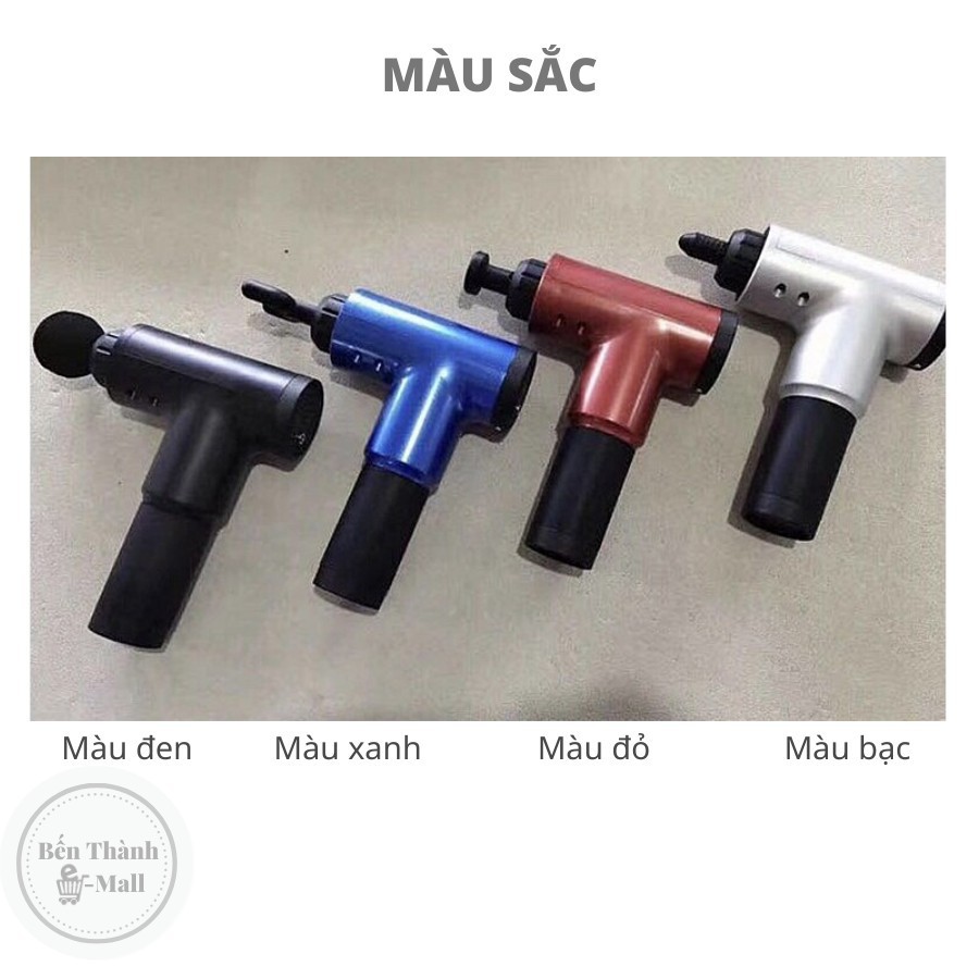 Máy Mát Xoa, Mát Xoa Toàn Thân Cầm Tay 4 Đầu 6 Chế Độ, Xoa Tan Đau nhức Vai Gáy Đốt Sống Cổ Và Mọi Vị Trí Trên Cơ Thể