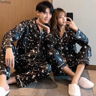 Bộ ngủ lụa Pijama nam màu trơn chất siêu đẹp,dài tay bốn mùa-giao hàng nhanh