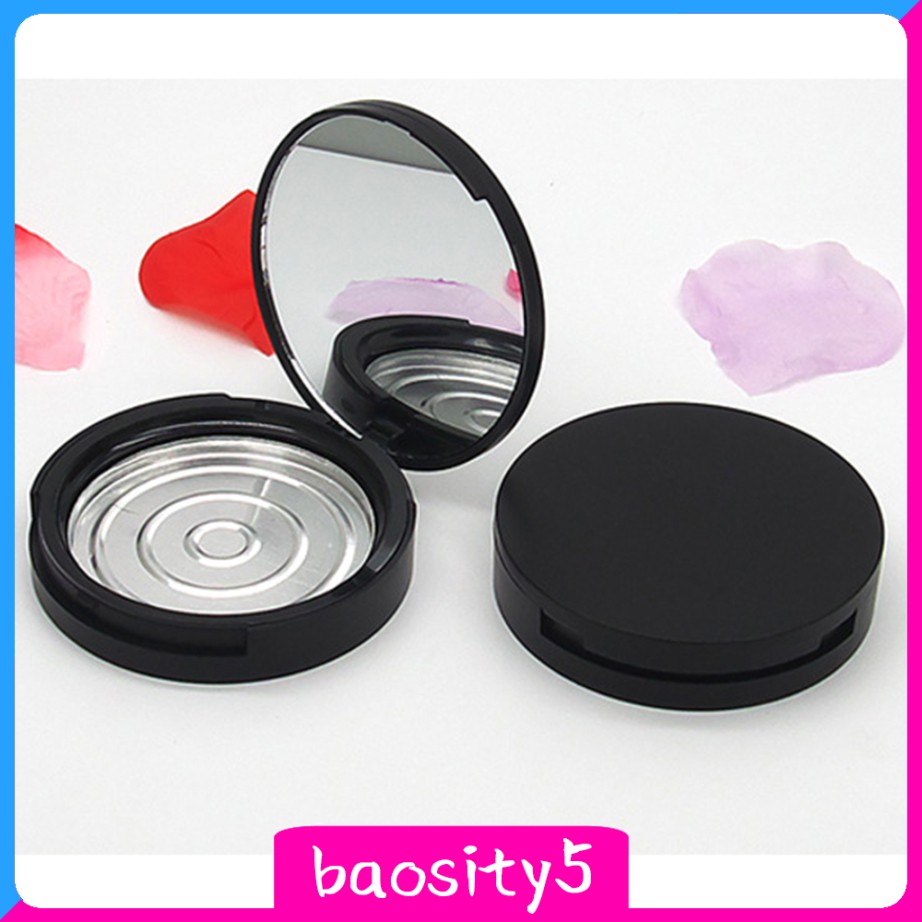 (Hàng Mới Về) Set 2 Hộp Rỗng Đựng Phấn Phủ / Phấn Má Hồng Tiện Dụng