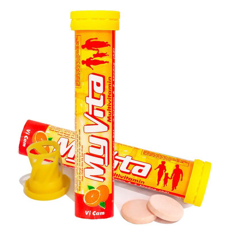 Myvita vitamin C sủi cam  chanh