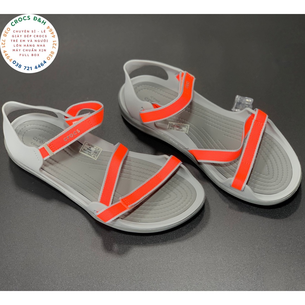Giày dép crocs - dép sandal crocs webbing cho nữ, chống thấm nước, chống trơn trượt, chống hôi chân, hàng xuất xịn