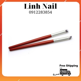 Cọ Ombre Cán Gỗ Đầu Tròn Xiên Loại 1.