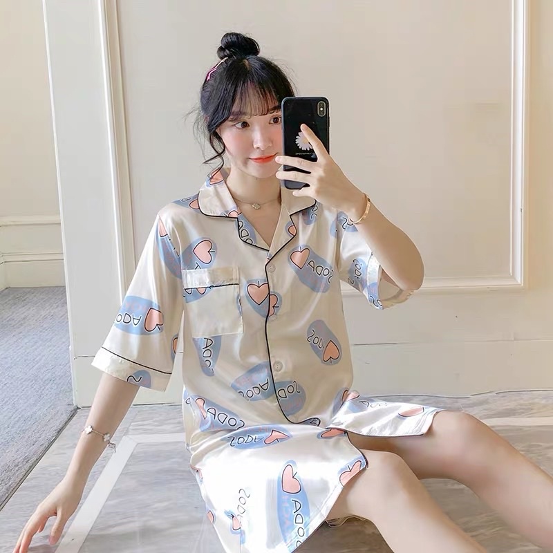 Đầm Mặc Nhà Sơ Mi