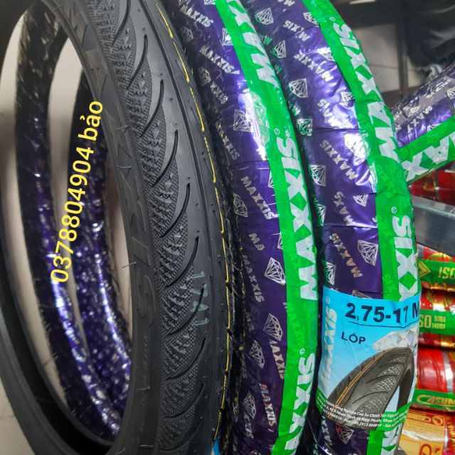 Vỏ Maxxis trước 225 sau 250 gai kim cương như hình gắn tất cả các dòng xe