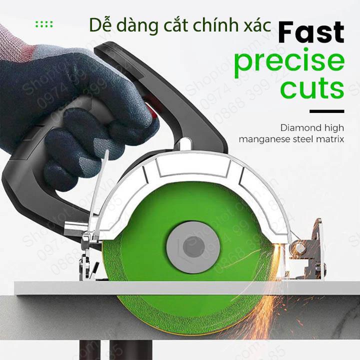 Lưỡi cắt gốm sứ, thủy tinh, gạch men đa năng, đường kính D100mm
