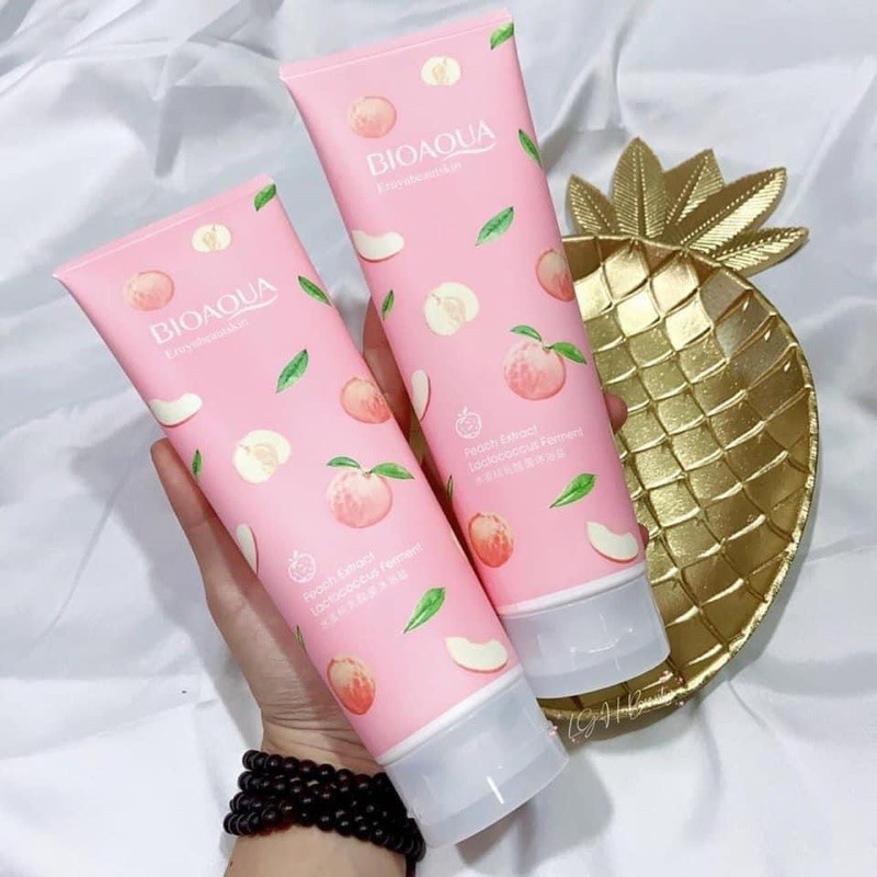 Muối Tắm Tinh Chất Đào Dạng Tuýp Bioaqua  MÃ 22835 - HÀNG MỚI VỀ