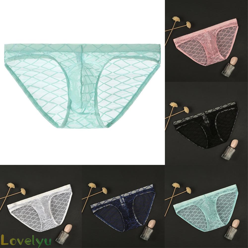 Quần Lót Nam Dạng Lưới Xuyên Thấu Quyến Rũ