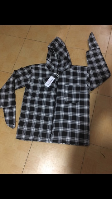 Áo chống nắng kẻ nam kèm khẩu trang | BigBuy360 - bigbuy360.vn