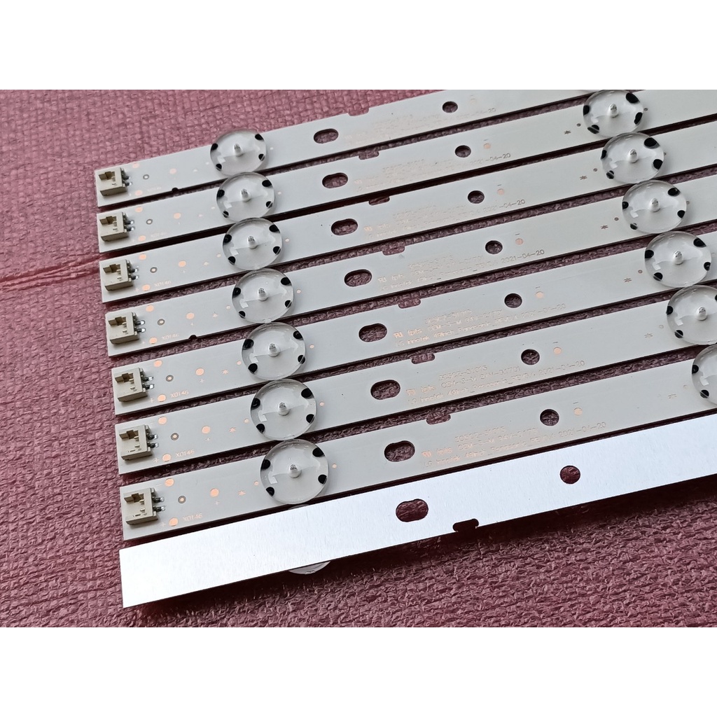 THANH ĐÈN LED TIVI PANASONIC 49DS630 49DS500 49ES500 49EXW504 49ESW404 HÀNG MỚI 100%, BỘ 8 THANH, MỖI THANH 5 BÓNG 3V