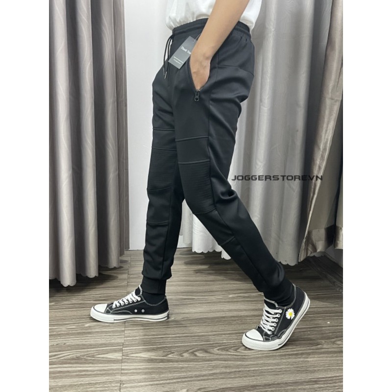 QUẦN JOGGER BIKER ĐEN