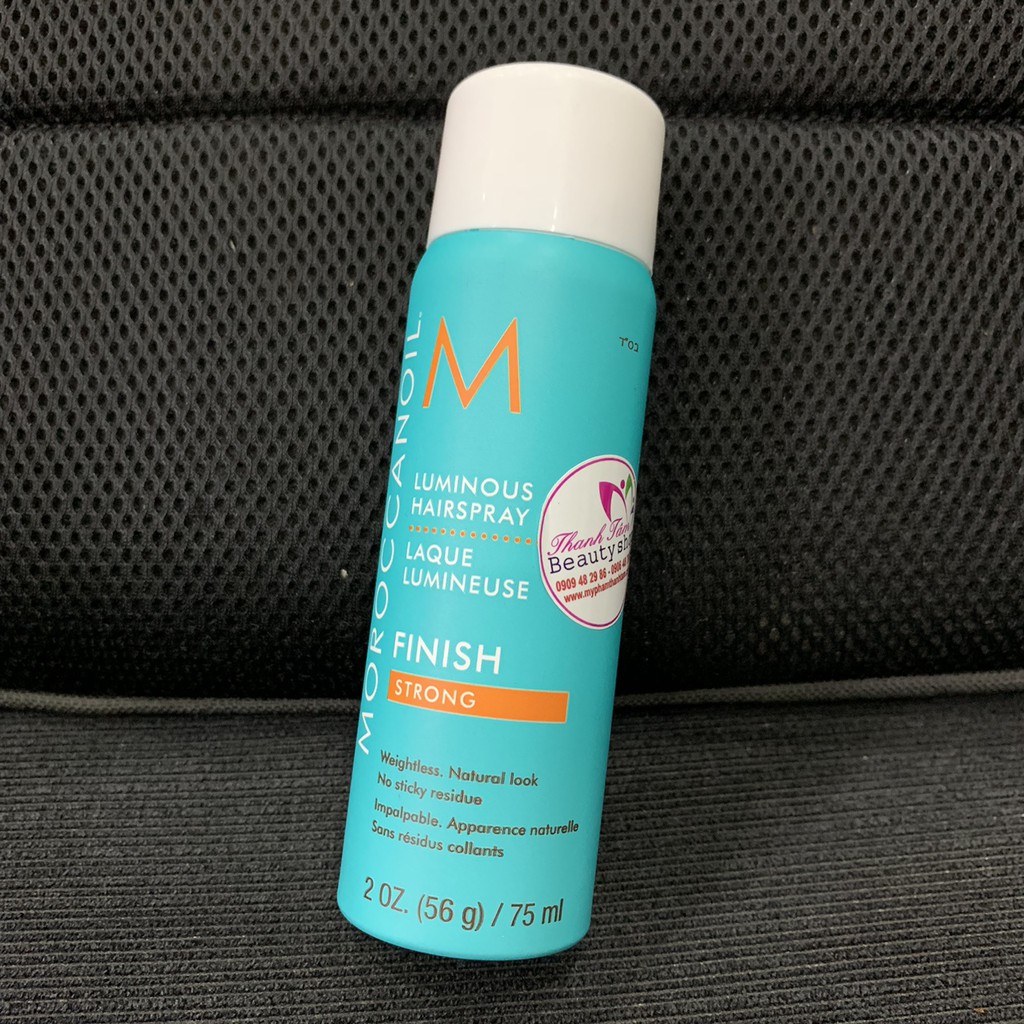 🌼Chính hãng 🌺 Gôm xịt giữ nếp linh hoạt Moroccanoil Luminous Hairspray 75ml ( New 2021 )