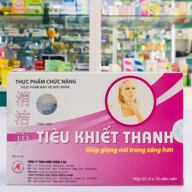 Tiêu Khiết Thanh (Giúp giọng nói trong sáng hơn)-Nhà thuốc Amipharma