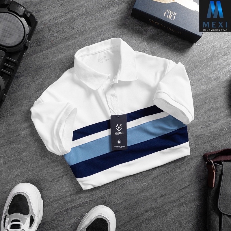(GIÁ HUỶ DIỆT )Áo thun  Áo Polo nam cổ bẻ vải cá sấu Cotton trẻ trung màu HIDOLI