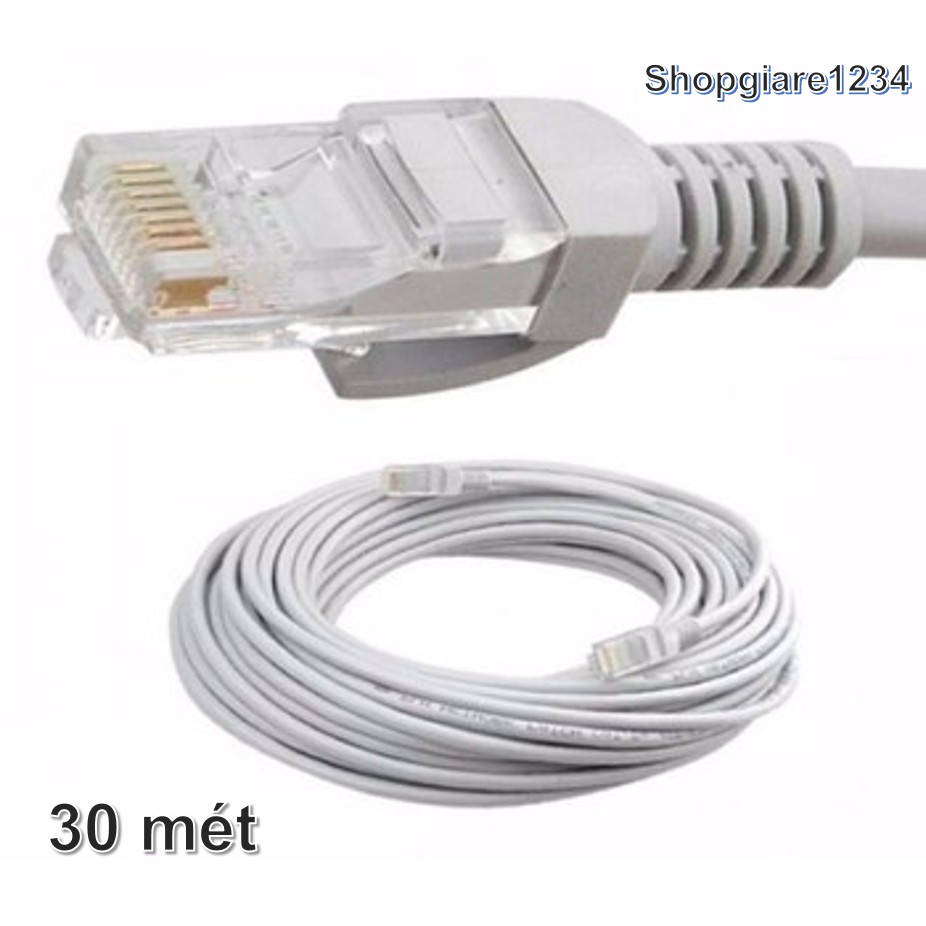 Cáp mạng 30 mét bấm sẵn 2 đầu RJ45 CAT5e UTP Kingmaster TY300