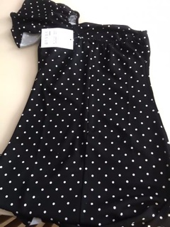 [ORDER] Đầm lệch vai chấm bi (có ảnh thật)