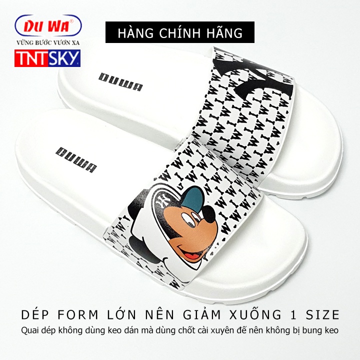 Dép nam, nữ quai ngang siêu nhẹ DUWA - Hàng chính hãng - SH9032 Trắng