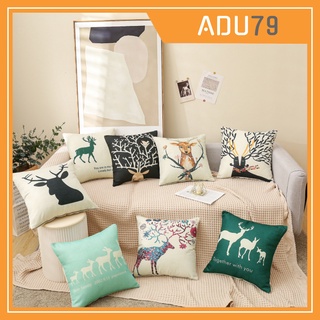 Mua  FREESHIP ❤️  GỐI SOFA VUÔNG - Tựa Lưng Phong Cách Kẻ Hiện Đại Size 40*40cm - Adu79