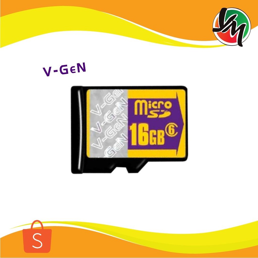 Thẻ Nhớ Micro Sd 16gb Vgen 48mb / S Class 6 | BigBuy360 - bigbuy360.vn