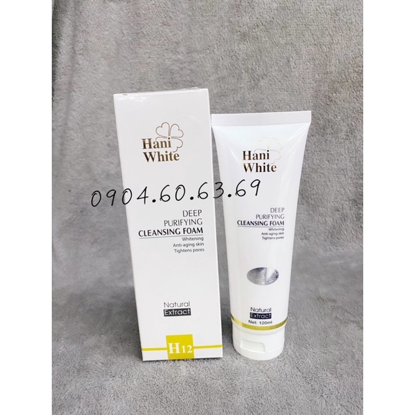 Sữa Rửa Mặt HANI WHITE 120ml HANIWHITE