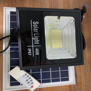 Đèn led pha năng lượng mặt trời 40w BABA [Den Nang Luong Mat Troi]