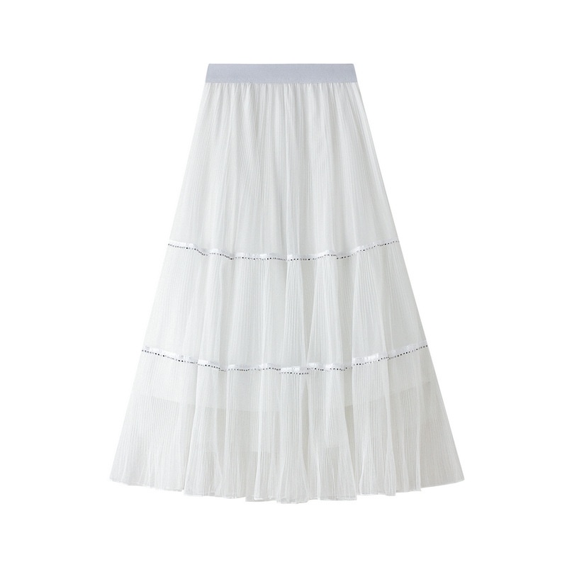 Chân váy lưới 3 lớp trẻ trung free size VAY130