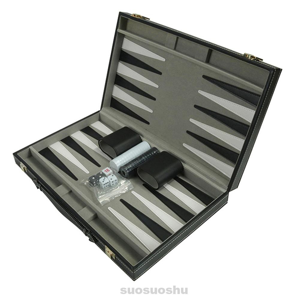 Gift Folding Portable Educational Toy Entertainment Backgammon Set | BigBuy360 - bigbuy360.vn